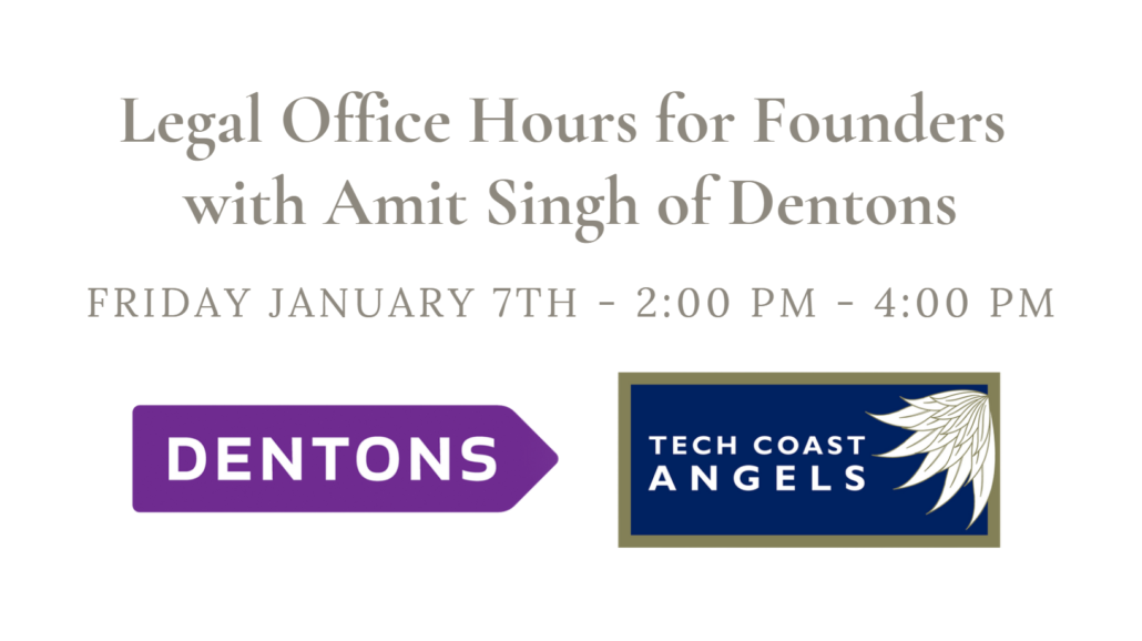 Legal Office Hours for Founders with Amit Singh of Dentons